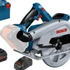 Serra circular 18V 5.5Ah BITURBO Bosch GKS 18V-68 C