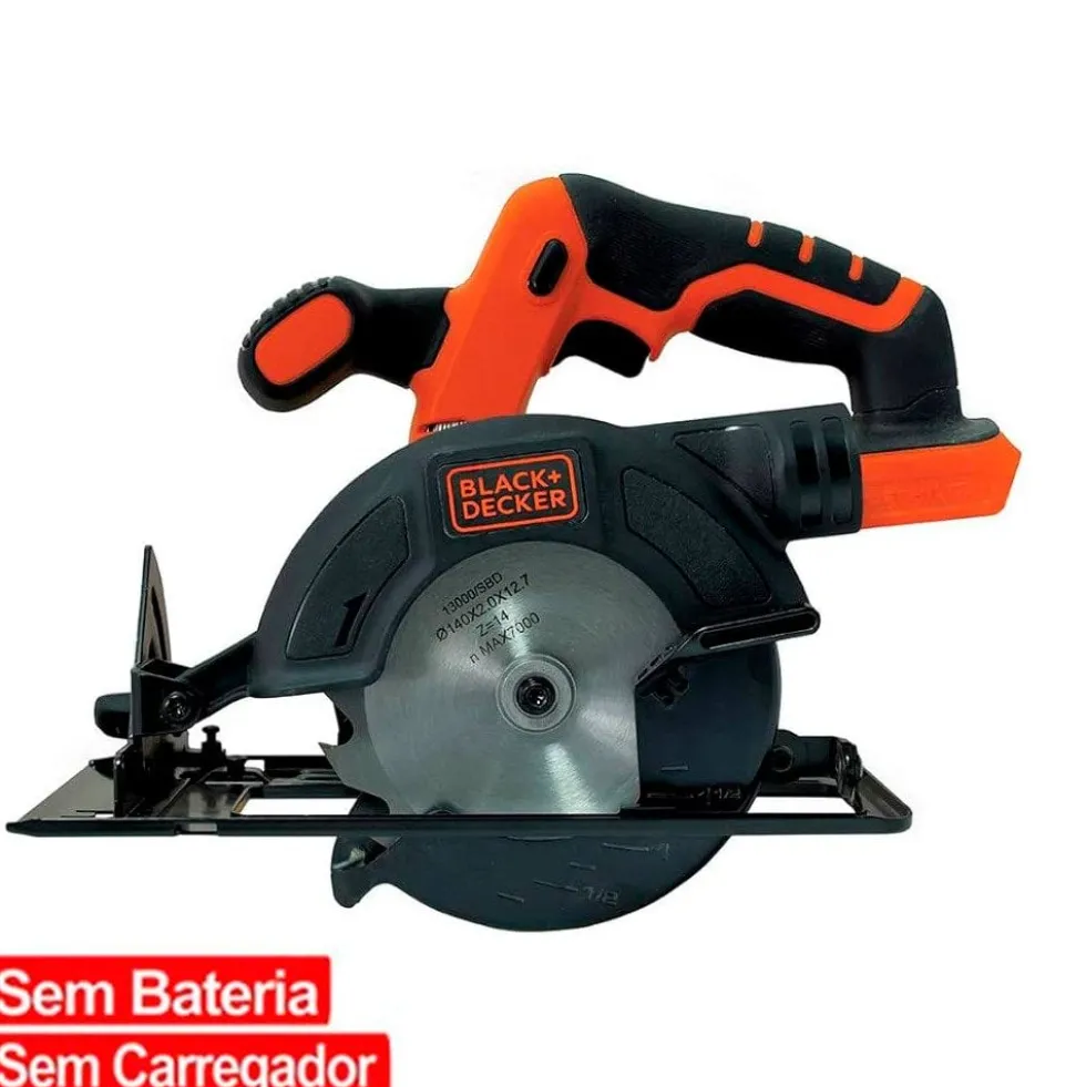 Serra Circular 18 V 140 mm Black+Decker BDCCS18N‑XJ