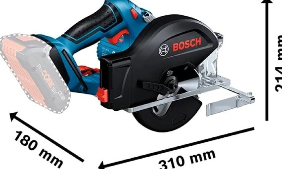 Serra Circular 136x20mm GKM 18V-50 Professional Bosch 06016B8000