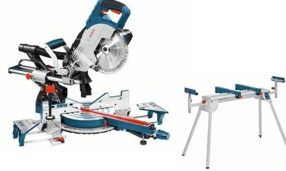 Serra de esquadria Bosch GCM 8 SJL Professional + GTA 2600