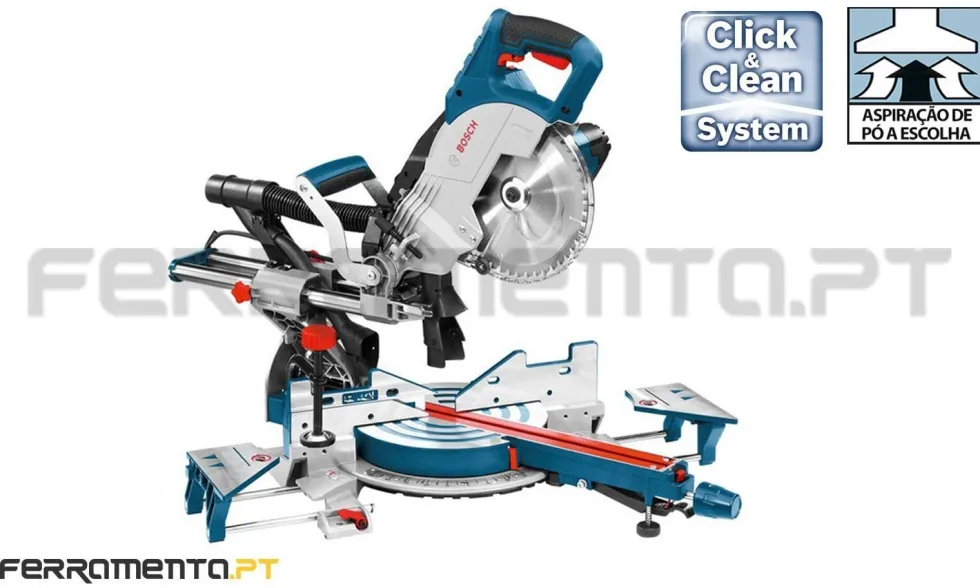 Serra de esquadria Bosch GCM 8 SJL Professional + GTA 2600