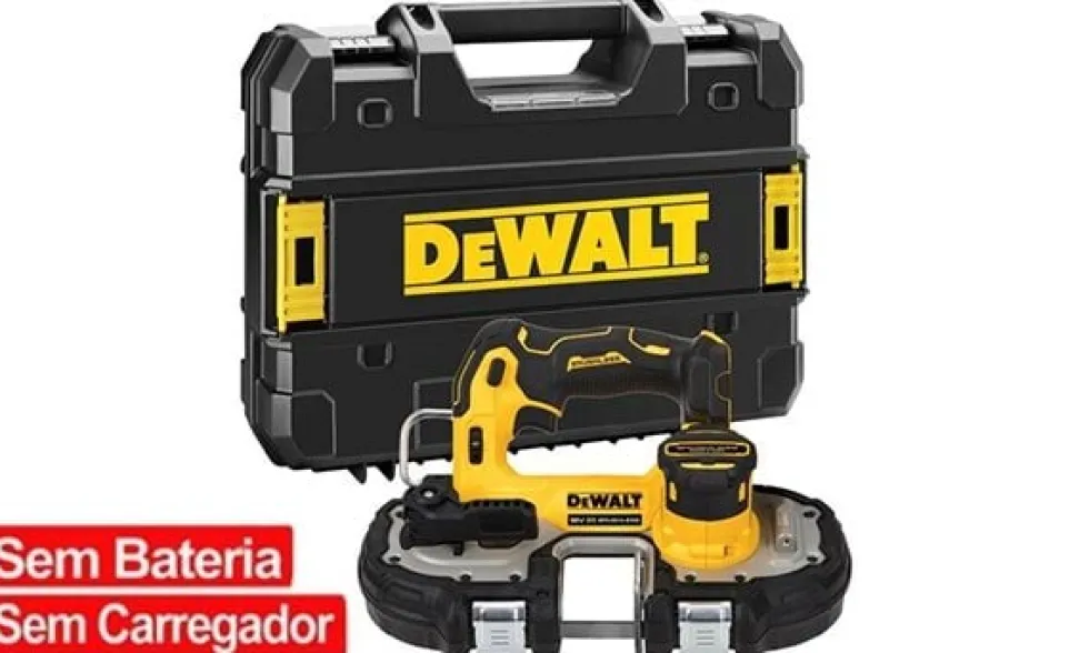 Serra de Fita Portátil XR 18V S/ escovas Dewalt DCS377NT-XJ