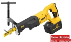 Serra de Sabre P/ Tubos a Bateria REMS Akku-Tiger 22 V VE Set
