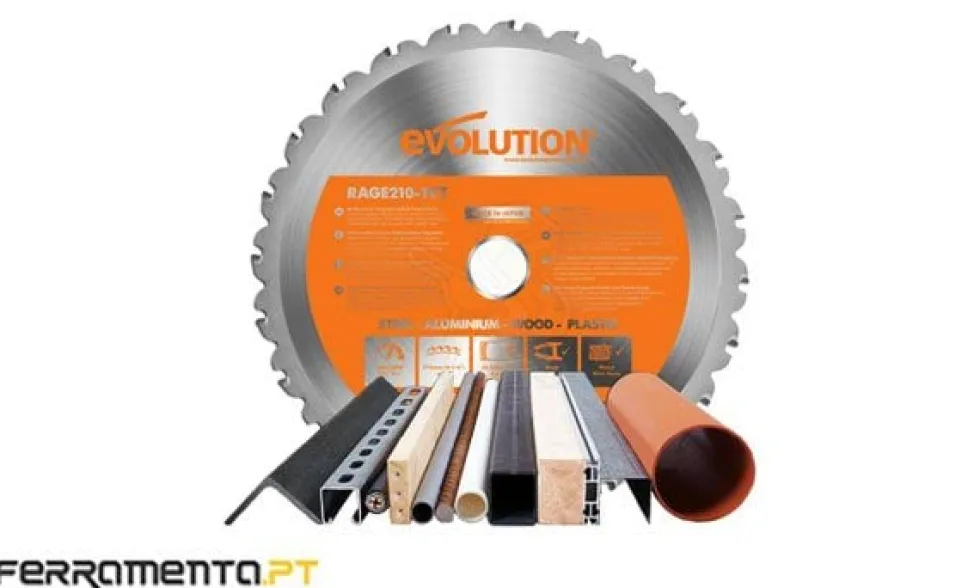 Serra Meia Esquadria Multifunções 210 mm Evolution R210SMS