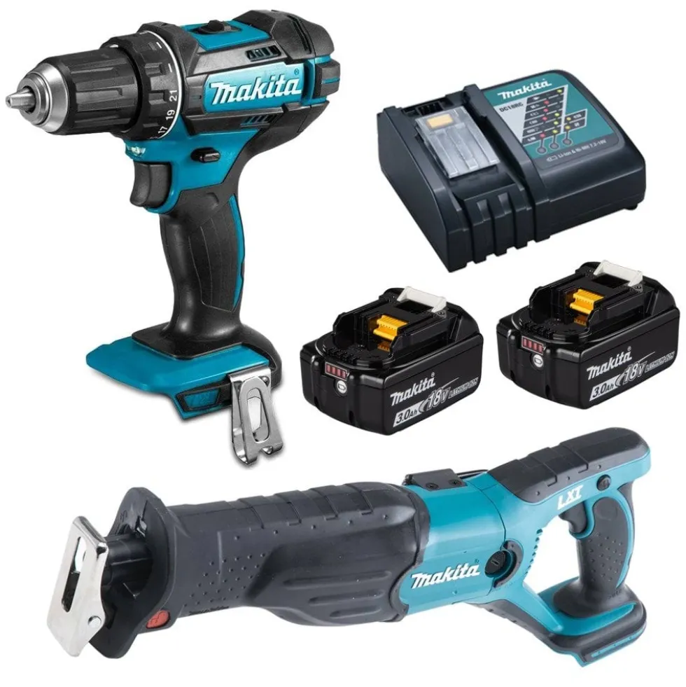 Serra Sabre DJR186Z + Berbequim 18V DHP482Z Makita DHP482PRO4