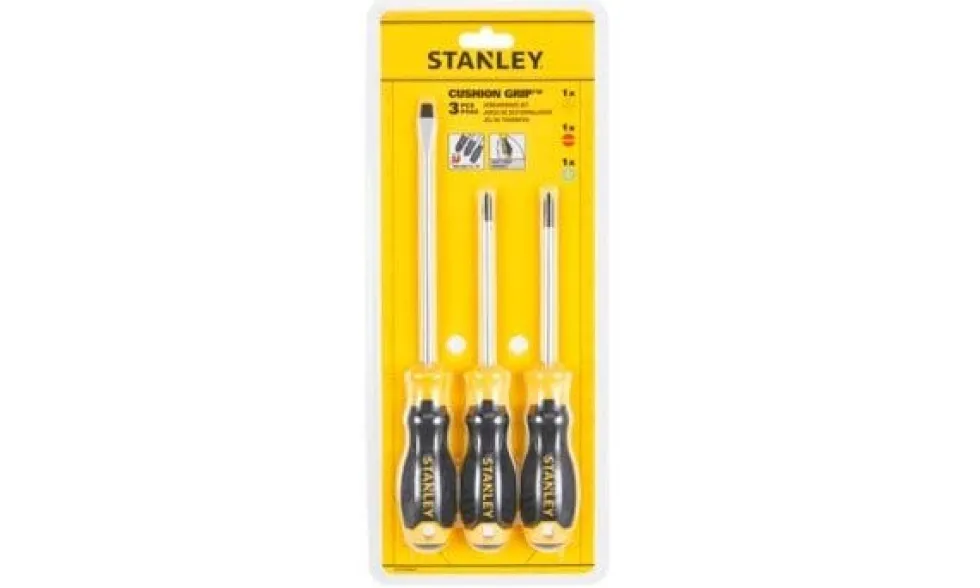 Stanley Conjunto Chaves de Fenda Cushion Grip - 3 Pcs STHT16168-0