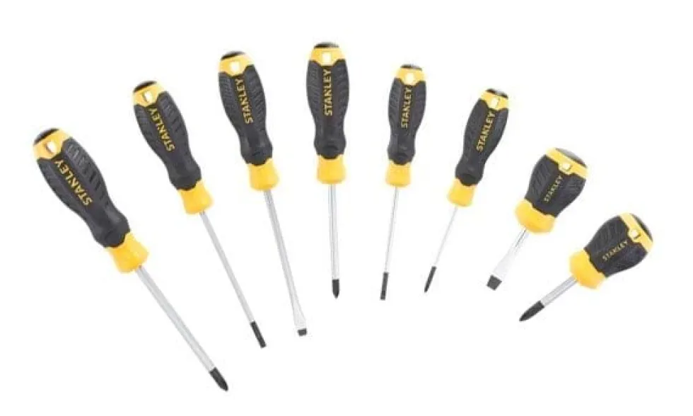 Stanley Conjunto Chaves de Fenda Cushion Grip - 8 Pcs STHT16167-0