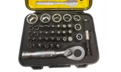 Stanley Conjunto Chaves de Ponta 1/4 + Caixa + Mini Roquete 1/4 1-13-906