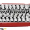 Tabuleiro de Chaves de Caixa Bit Torx 1/2" Teng Tools TTX18
