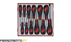 Tabuleiro de Chaves de Fenda TX 12pcs Teng Tools D912TXN
