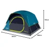Tenda de Campismo Skydome Darkroom 6P Coleman 2000037938