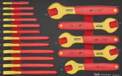 Teng Tools Jogo de Chaves Boca Isoladas VDE 7-24mmTEFSPV17