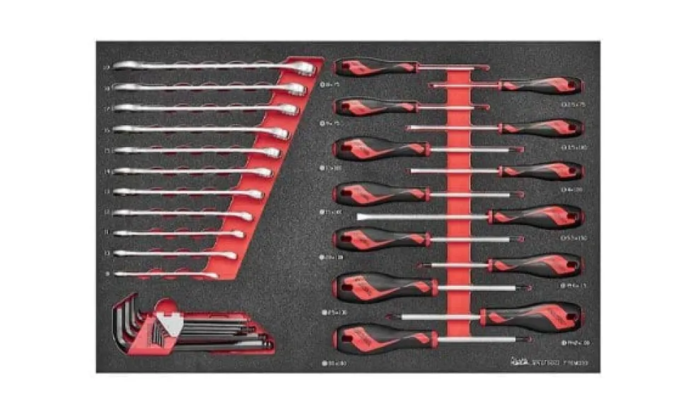 Teng Tools Jogo de Chaves Mistas FOAM4X4 33PcsTTEMD33