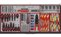 Teng Tools Kit Carro de Ferramentas Pro Cabinet TT 37” 1004 Pcs TCMM1004NBK1