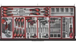 Teng Tools Kit Carro de Ferramentas Pro Cabinet TT 37” 1004 Pcs TCMM1004NBK1