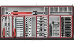 Teng Tools Kit Carro de Ferramentas Pro Cabinet TT 37” 1004 Pcs TCMM1004NBK1