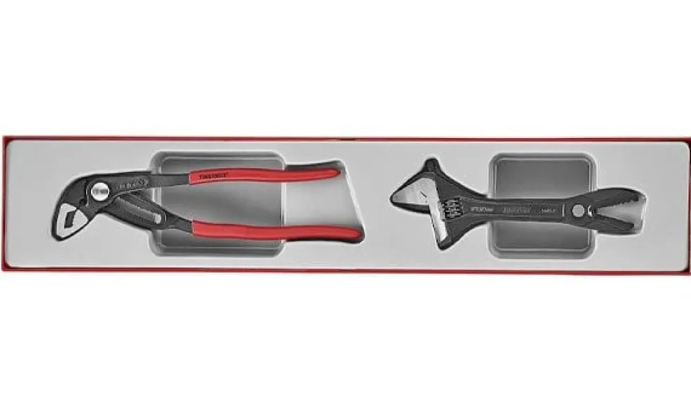 Teng Tools Kit de Alicate e Chave Ajustável TTX4 2PcsTTXMB02
