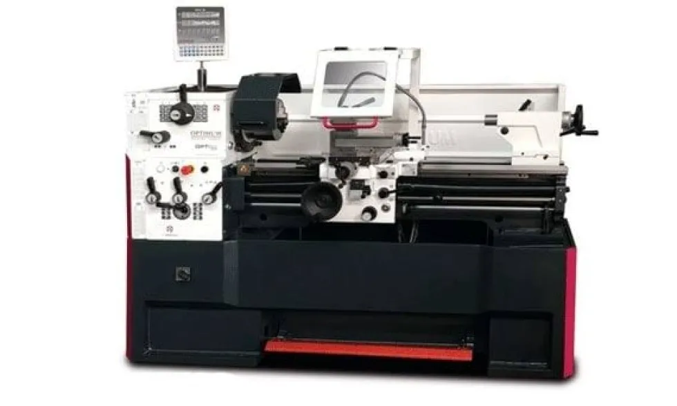 Torno Mecânico 4,5kW c/ Display Optimum TH4215D