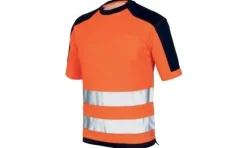 T-Shirt Bicolor Laranja / Azul Industrial Starter 08186047
