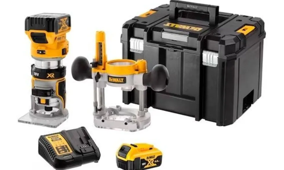 Tupia Combo sem escovas XR 18V Li-Ion 5,0Ah Dewalt DCW604P2-QW
