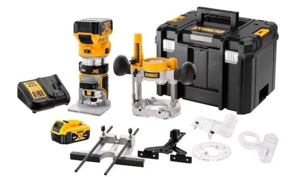 Tupia Combo sem escovas XR 18V Li-Ion 5,0Ah Dewalt DCW604P2-QW