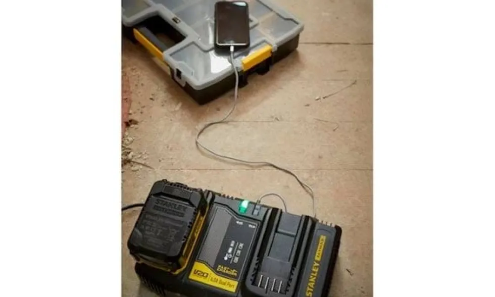 V20 Carregador Duplo 4a Stanley SFMCB24-QW